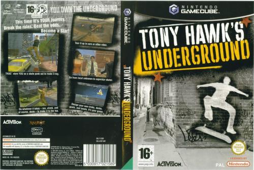 Tony Hawks Underground Cover - Click for full size image